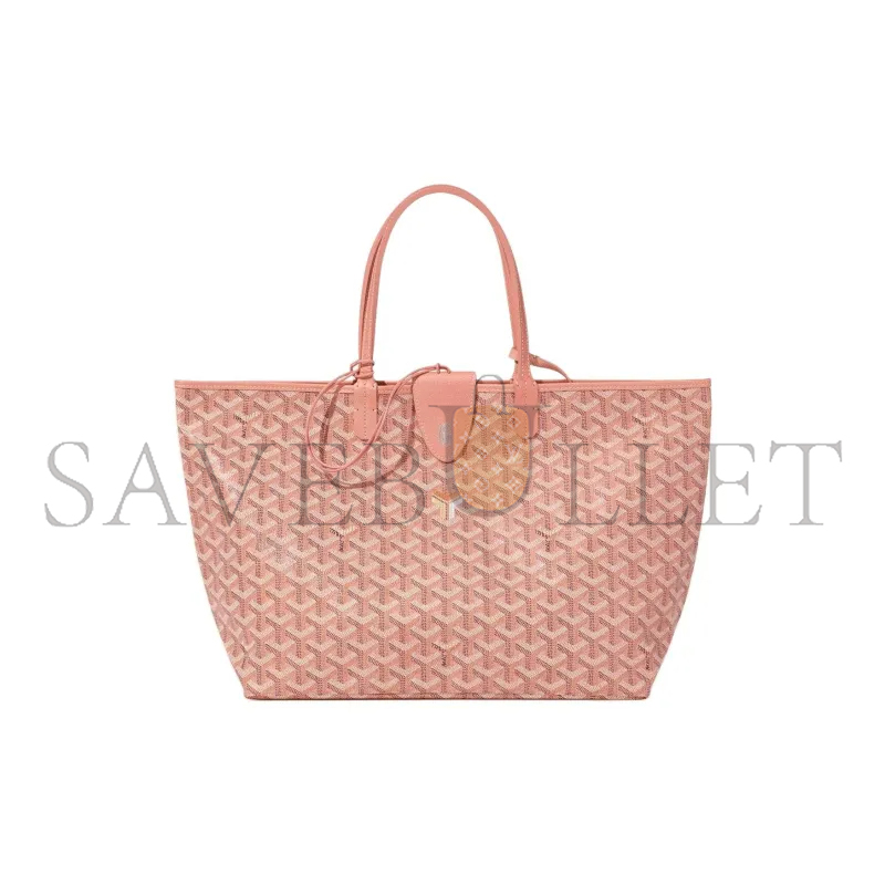 Go*ard saint l0*is canvas with leather canvas bag stlcropmlty-92cl92p (34*28*15cm)